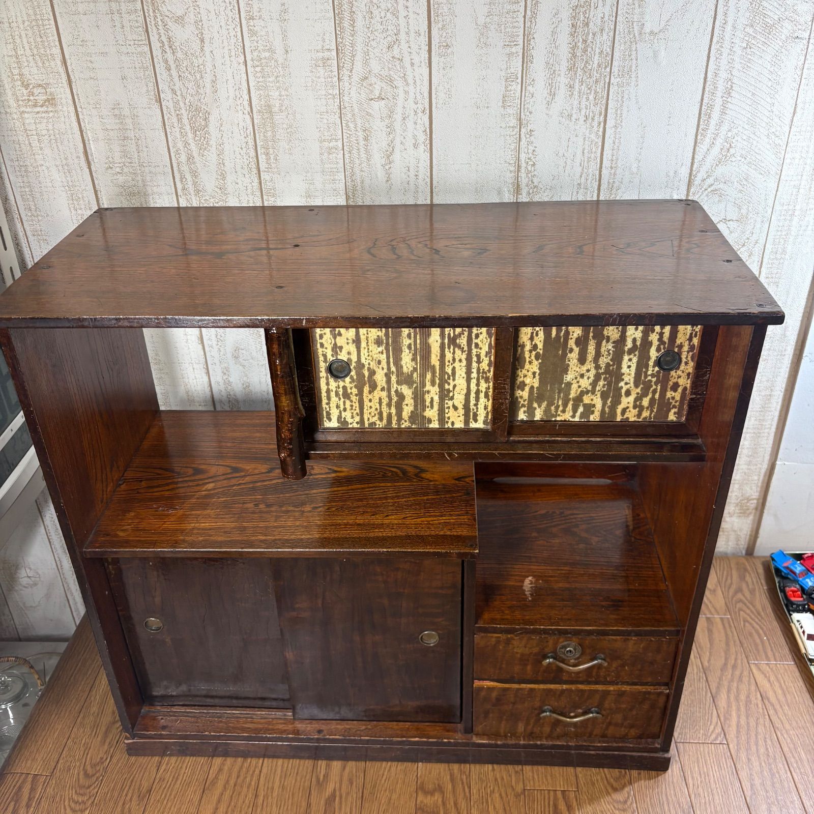 古箪笥 古家具 古民家家具 骨董品 アンティーク レトロ - メルカリ
