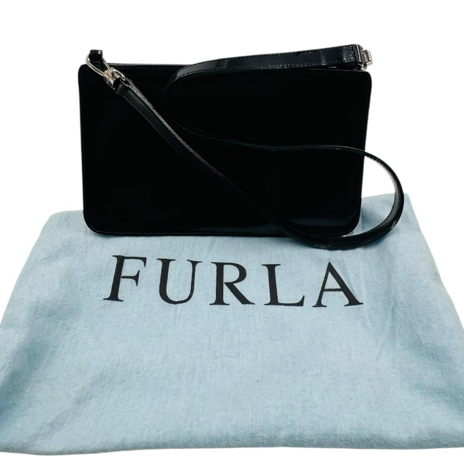 FURLA フルラ レザー クラッチバッグ 2way ショルダーバッグ 本革