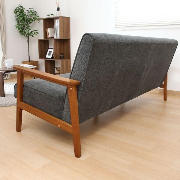 厚手ファブリックソファ