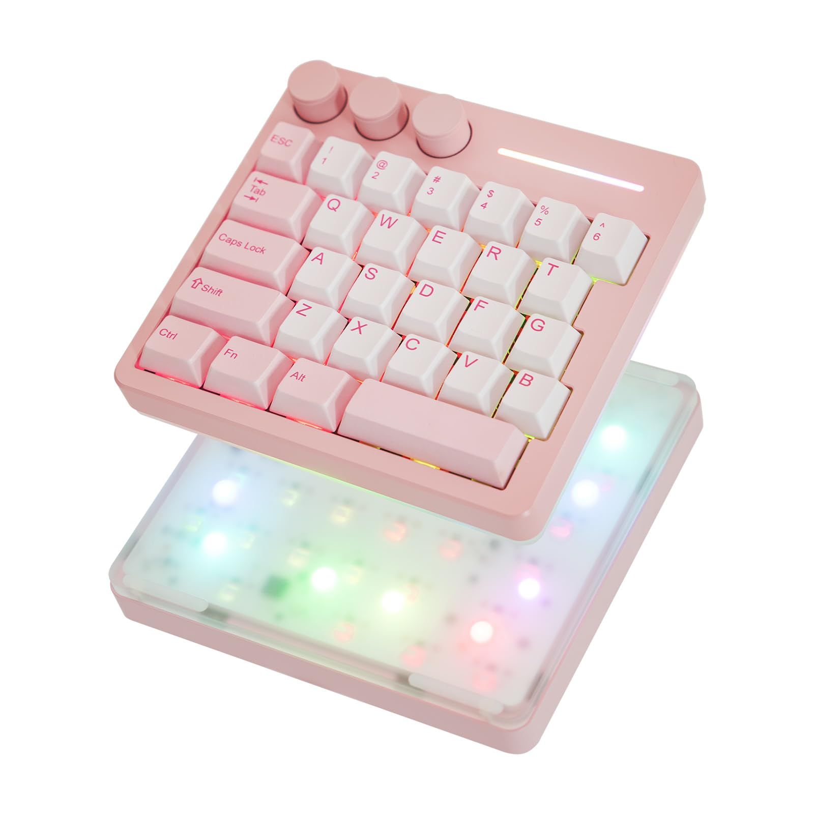 KiiBOOM Cybrix 29 片手キーボード 高速対応有線ゲーミングキーボード