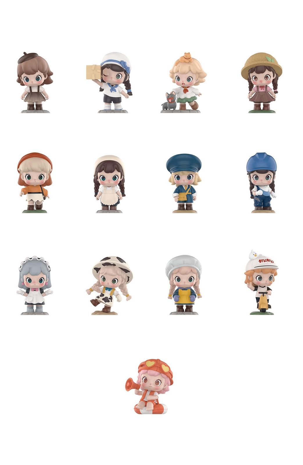 MJ STUDIO MOMO 『ホリデイライフ』シリーズ PVC&ABS製 トレーディングフィギュア 12個入りBOX