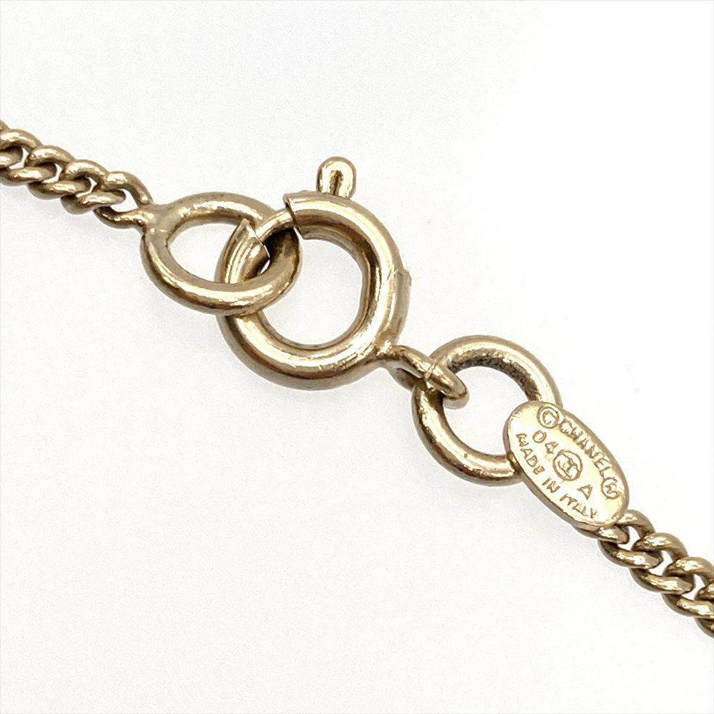 CHANEL シャネル 04 A マルチカラー ラインストーン ココマーク 