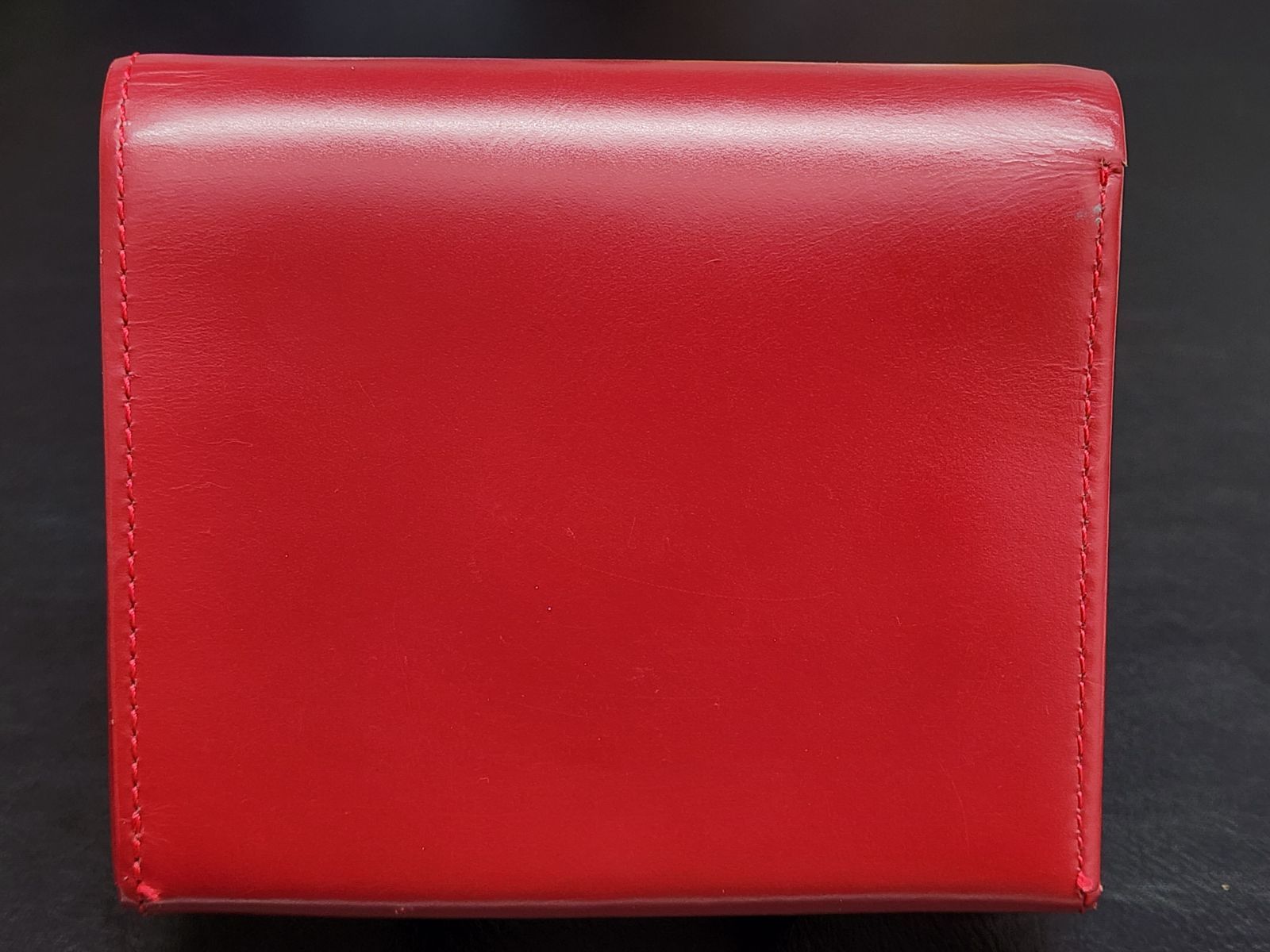 BURBERRY バーバリー 二つ折り財布 ノバチェック レザー 赤 - メルカリ