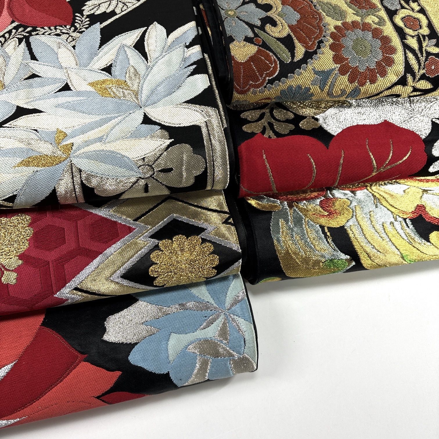 袋帯 6枚 正絹 帯まとめ売り 同梱購入歓迎 リメイク用 着付け練習用