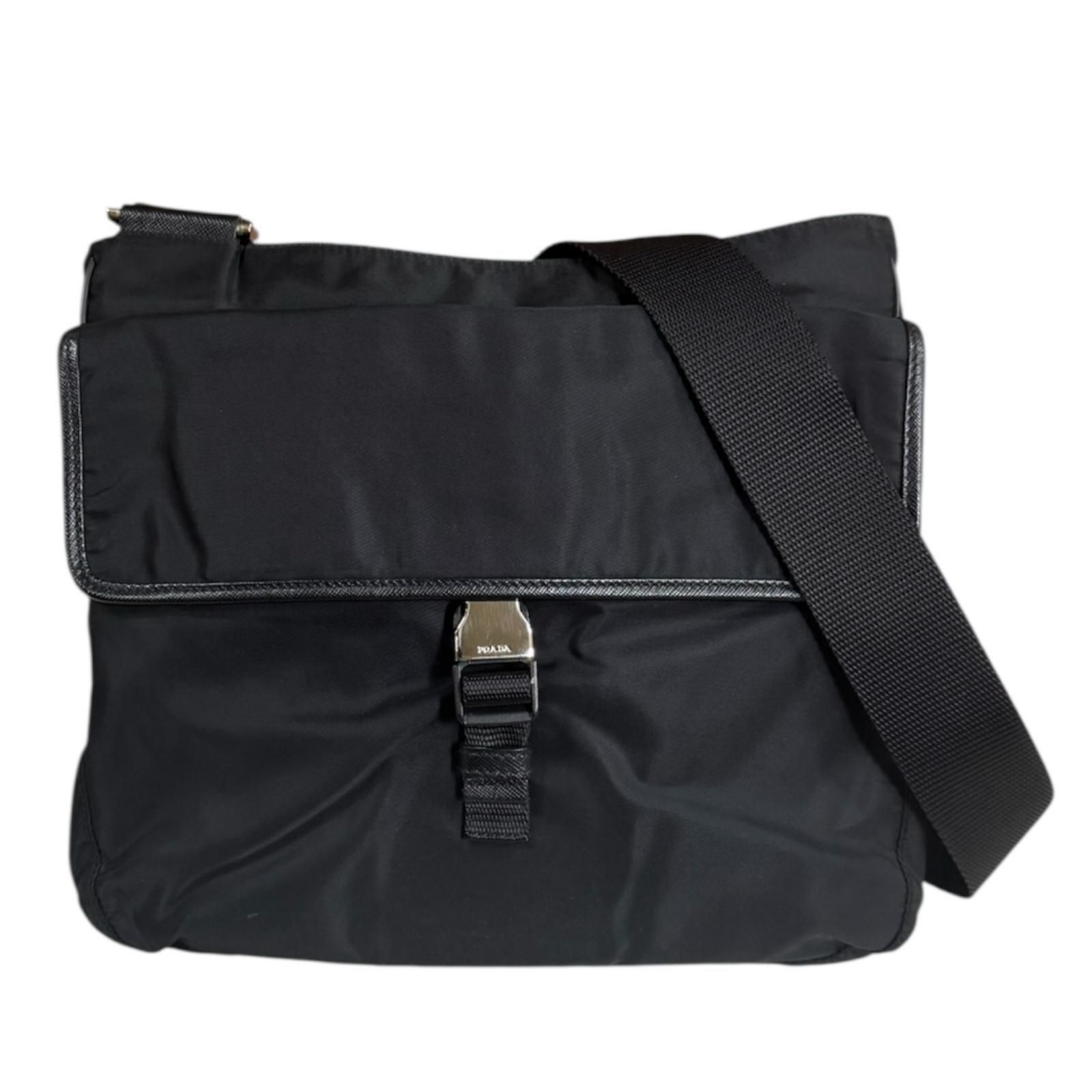 PRADA プラダナイロンショルダーバッグ 斜め掛け PRADA ブラック PRADA 