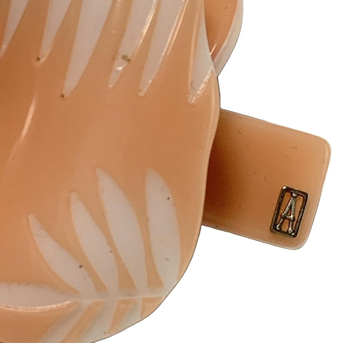 ALEXANDRE de PARIS(アレクサンドル ドゥ パリ) バレッタ - サーモン