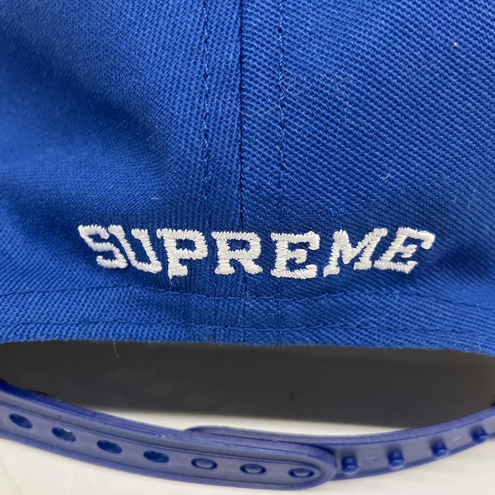 △△Supreme シュプリーム Underline 5-Panel Cap 20SS ブルー - メルカリ