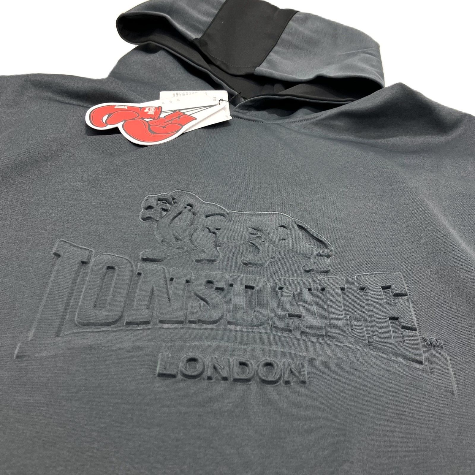 LONSDALE/ロンズデール】パーカー エンボス プルオーバー バック 