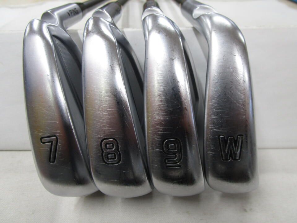 ピン i525 ◇リシャフト◇KBS TGI 80 Sフレックス アイアンセット 中古