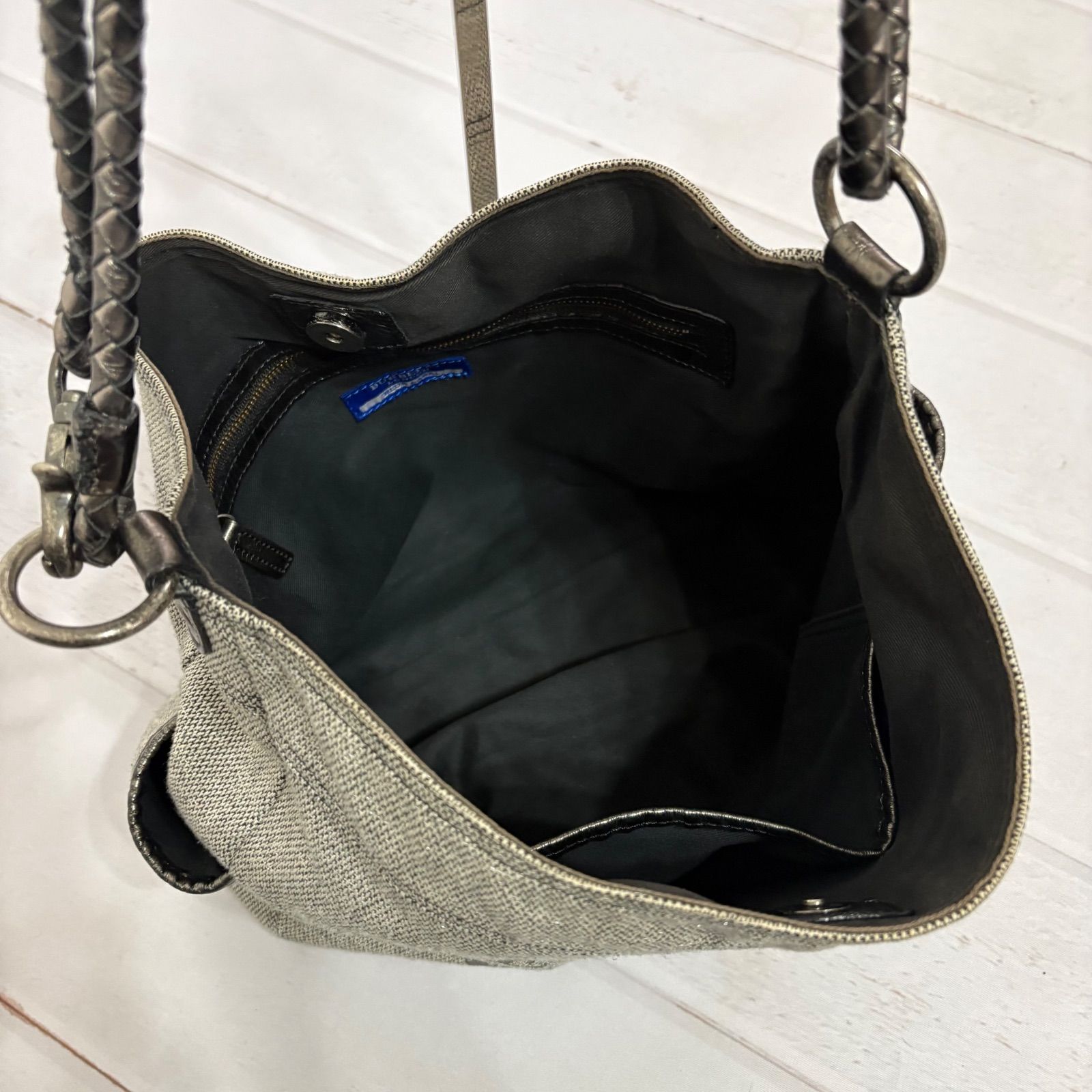 BURBERRY BLUE LABEL ホースロゴ ワンショルダーバッグ ハンドバッグ