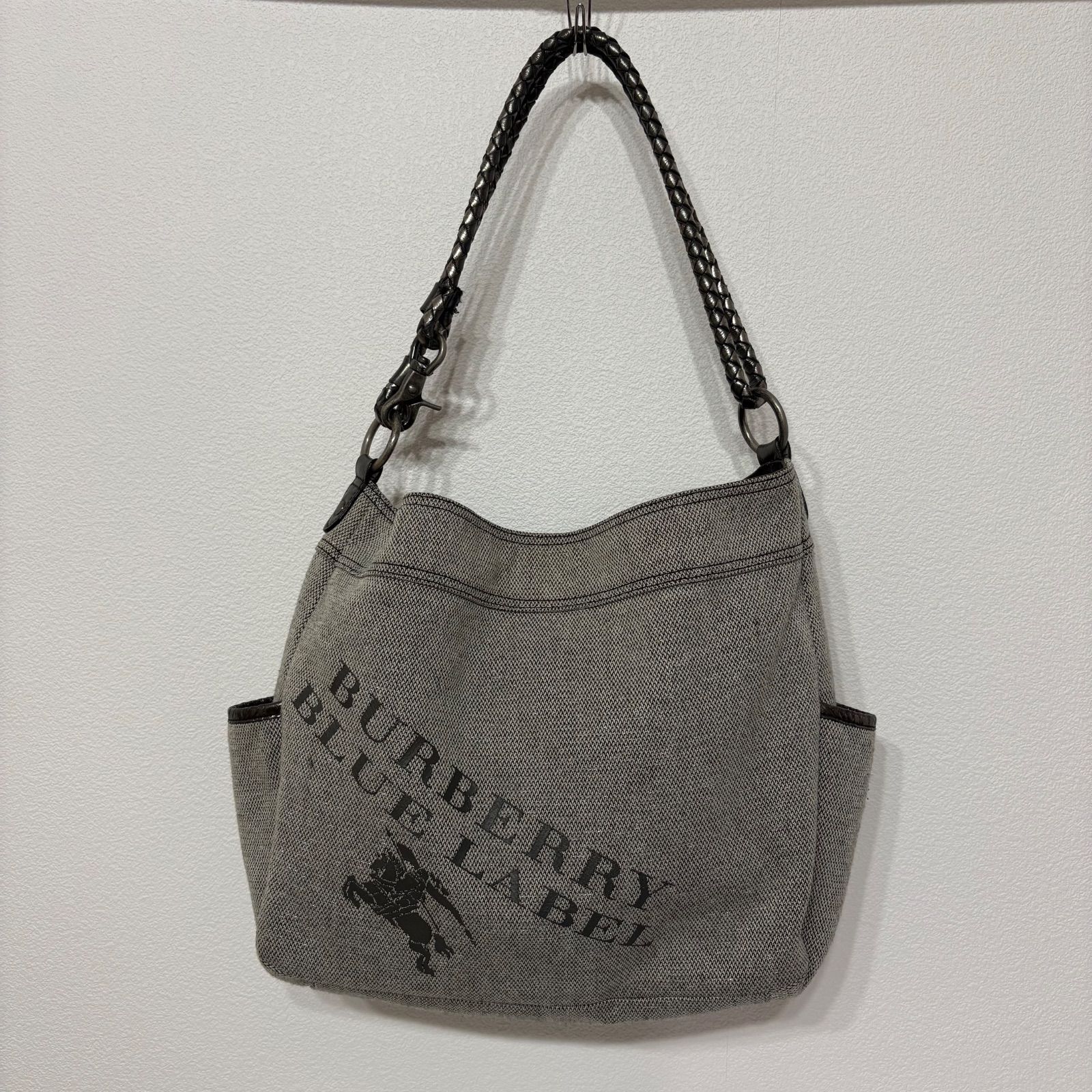 美品 バーバリーブルーレーベル Y2K ワンショルダー ハンドバッグ ホースロゴ BURBERRY BLUE LABEL ホースロゴ ワンショルダーバッグ ハンドバッグ