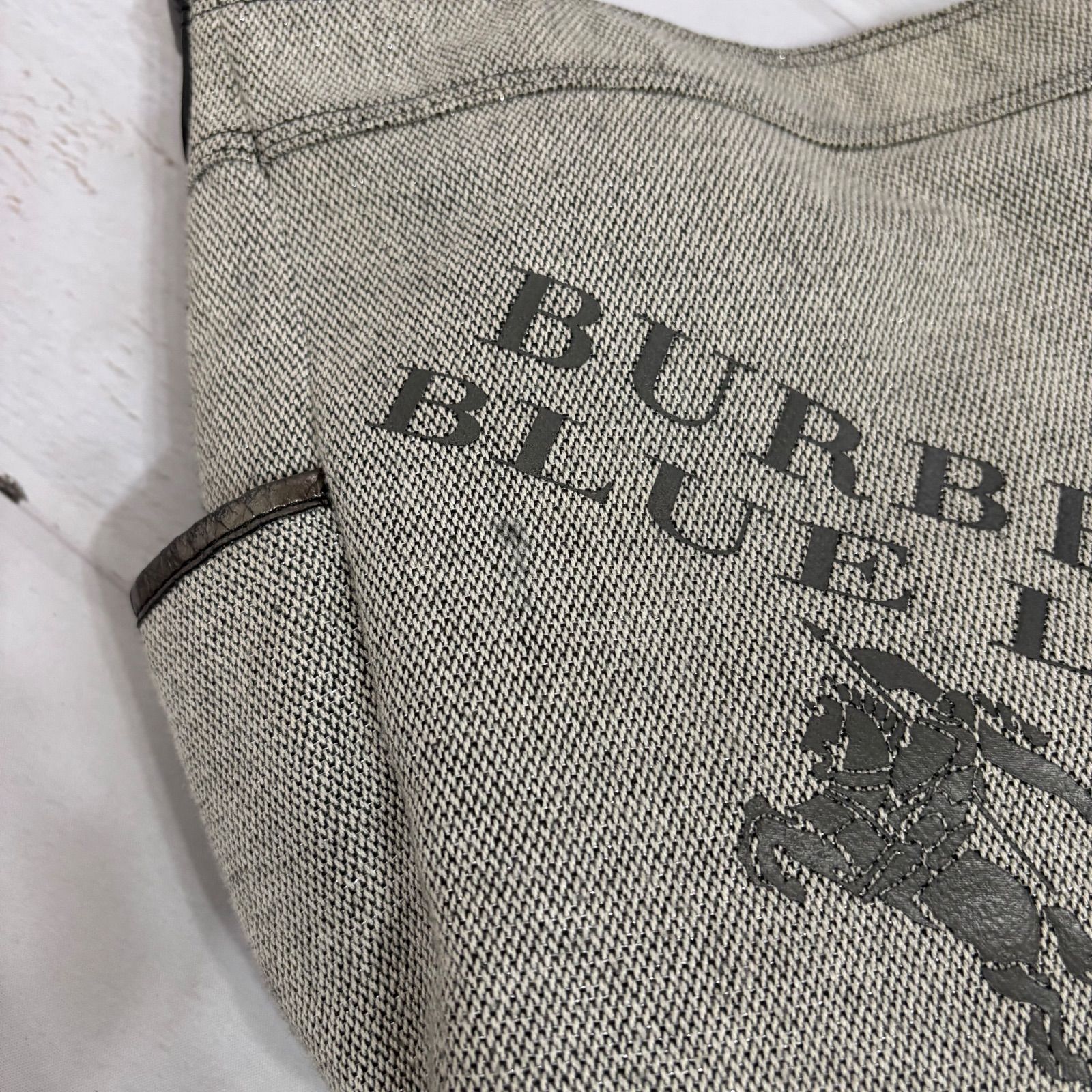 BURBERRY BLUE LABEL ホースロゴ ワンショルダーバッグ ハンドバッグ