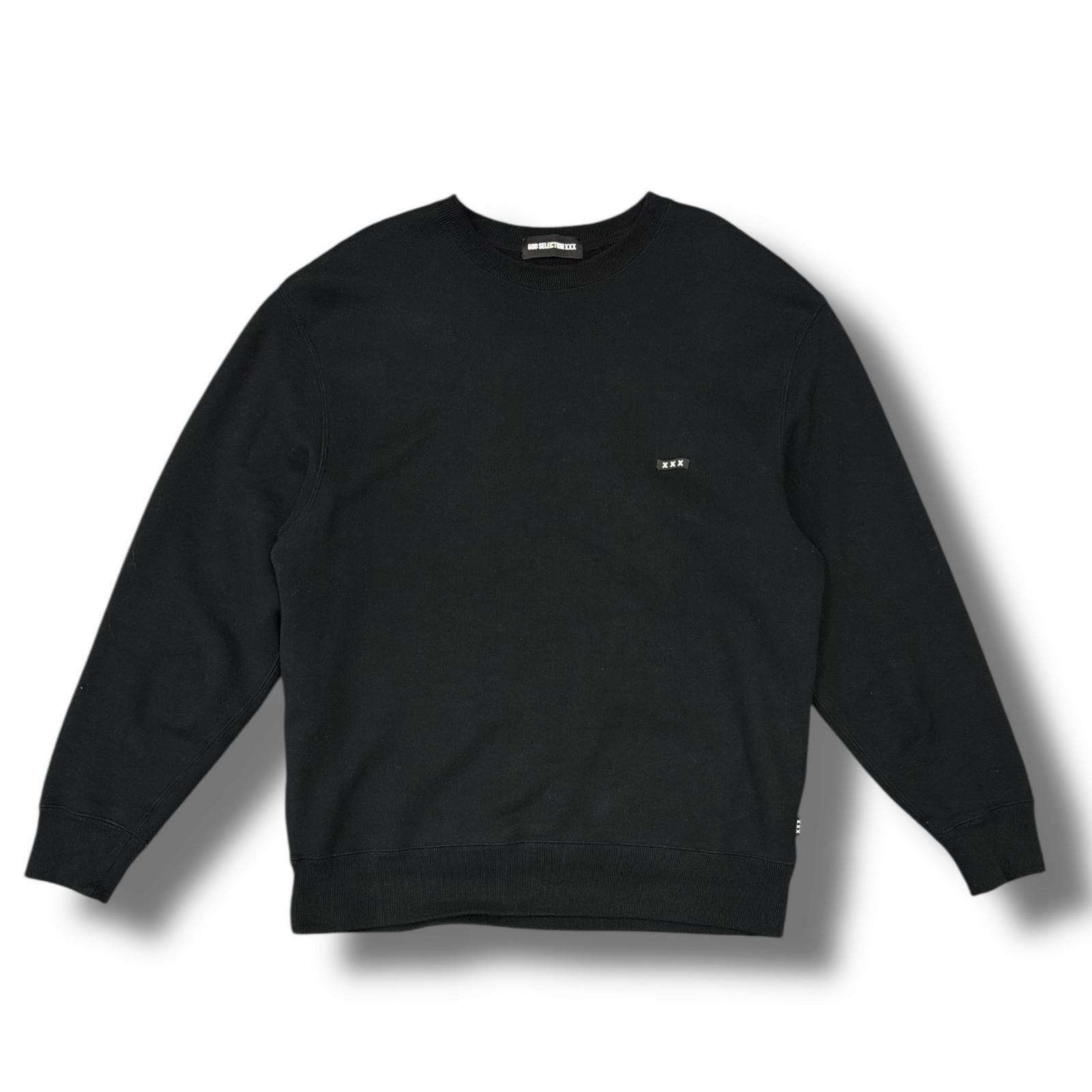 参考上代31900円 GOD SELECTION XXX 25AW CREW NECK SWEAT SHIRT