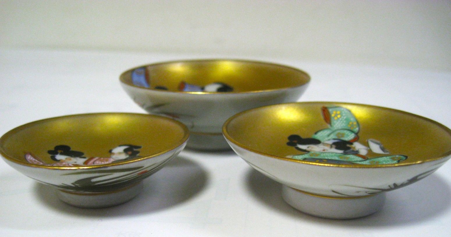 ほぼ未使用 九谷焼 陶器 春画 盃 さかずき3ヶ セット - メルカリ