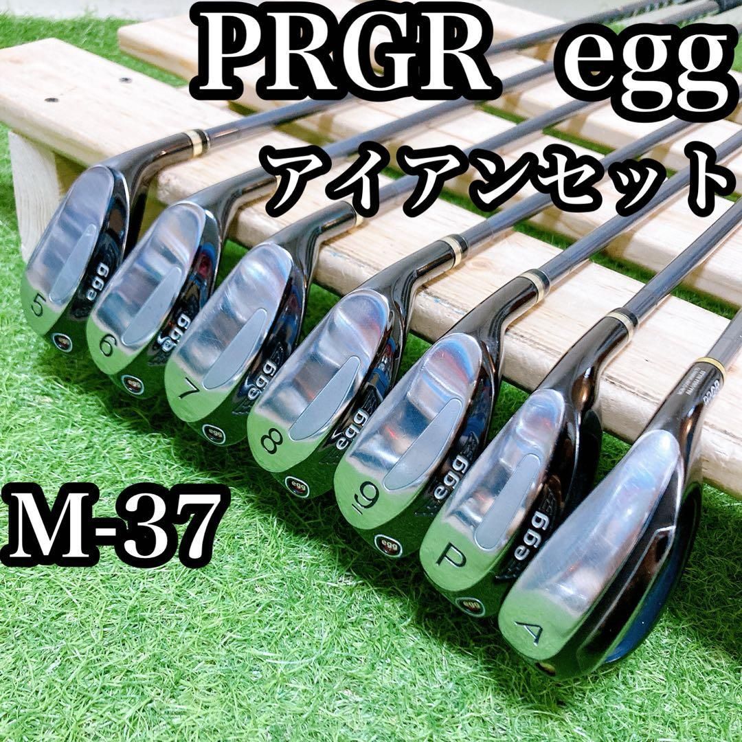 プロギア エッグ ゴルフクラブ メンズアイアンセット 右利き M-37
