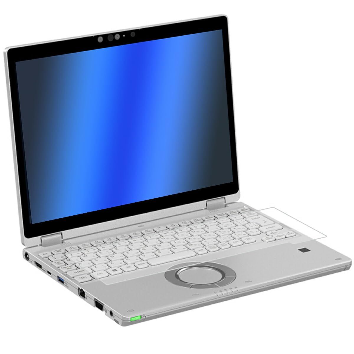 ClearView Panasonic Let's Note QV1 2022/23 Model Keyboard Cover Protective Film Made in Japan [Quiet]