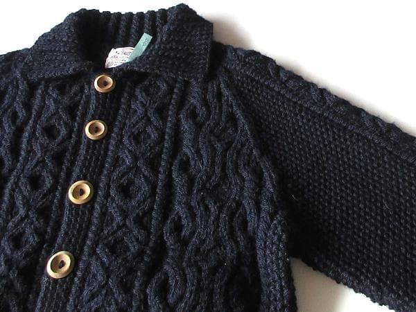 美品 希少 茶タグ スコットランド製 INVERALLAN インバーアラン ウール