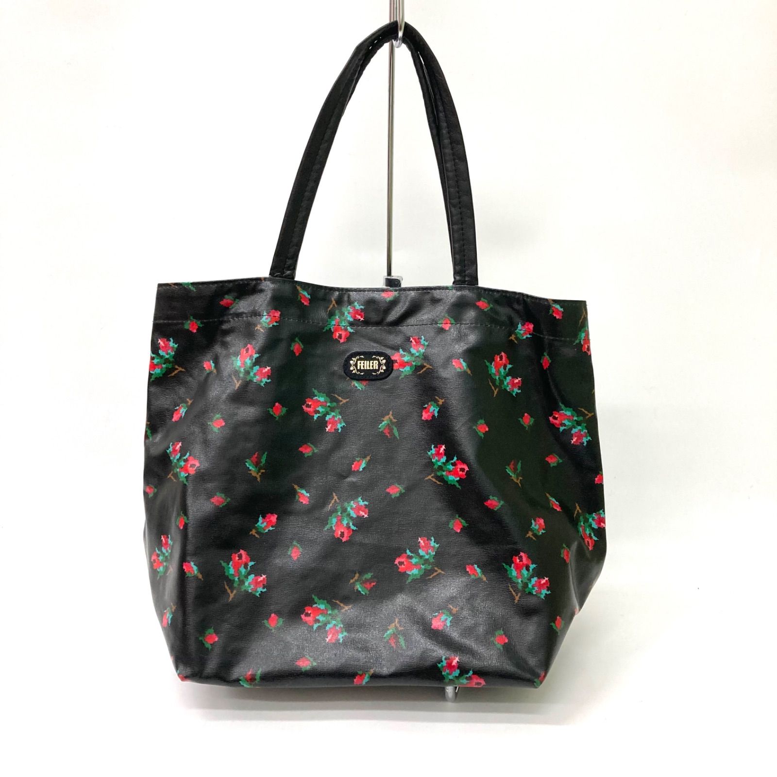 FEILER】フェイラー トートバッグ ブラック 花柄 ☆ - メルカリ