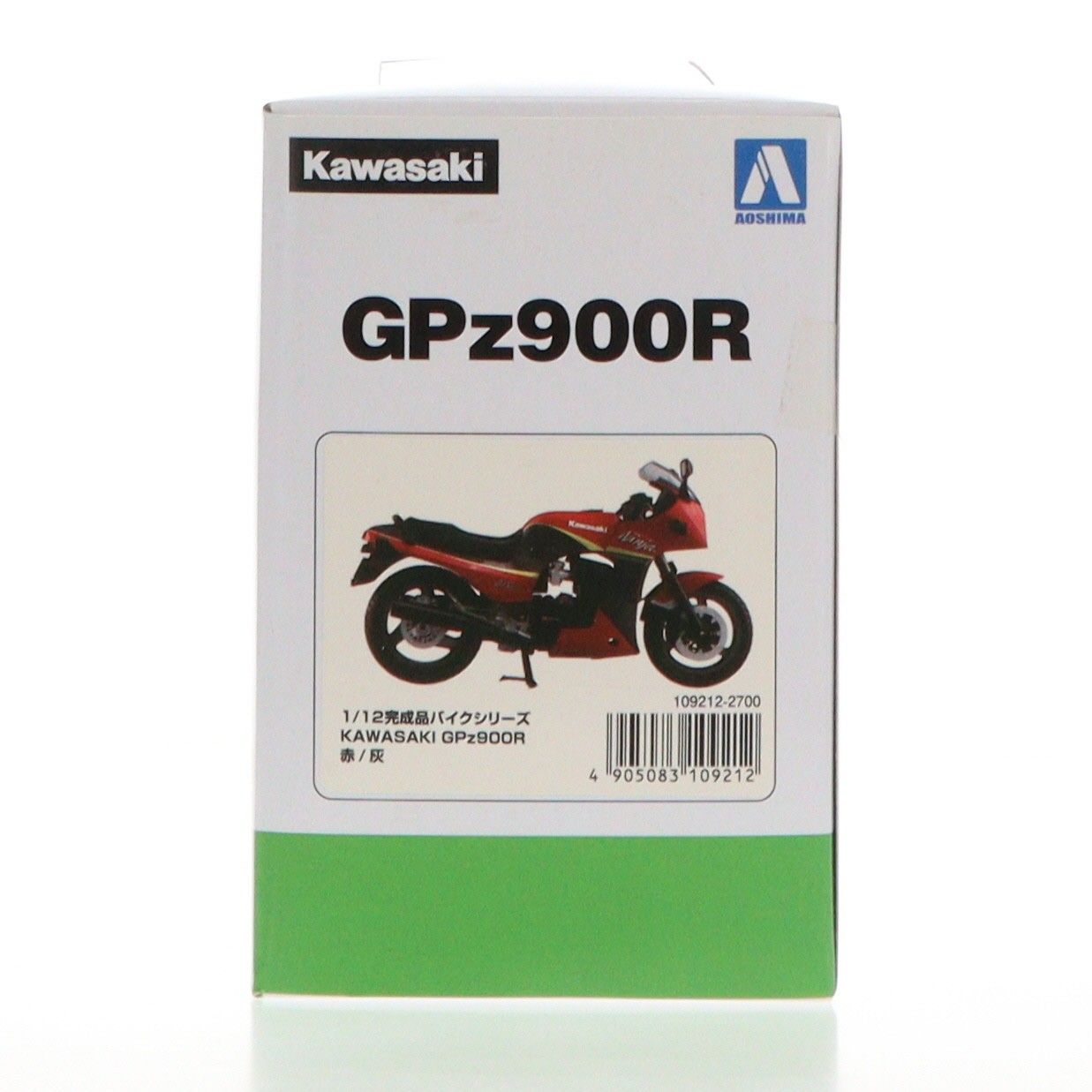 1/12 完成品バイクシリーズ KAWASAKI GPZ900R 赤/灰 ミニカー(109212