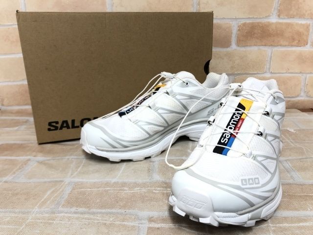 中古】 箱有 SALOMON サロモン XT-6 Advanced 412529 ホワイト UK6.5