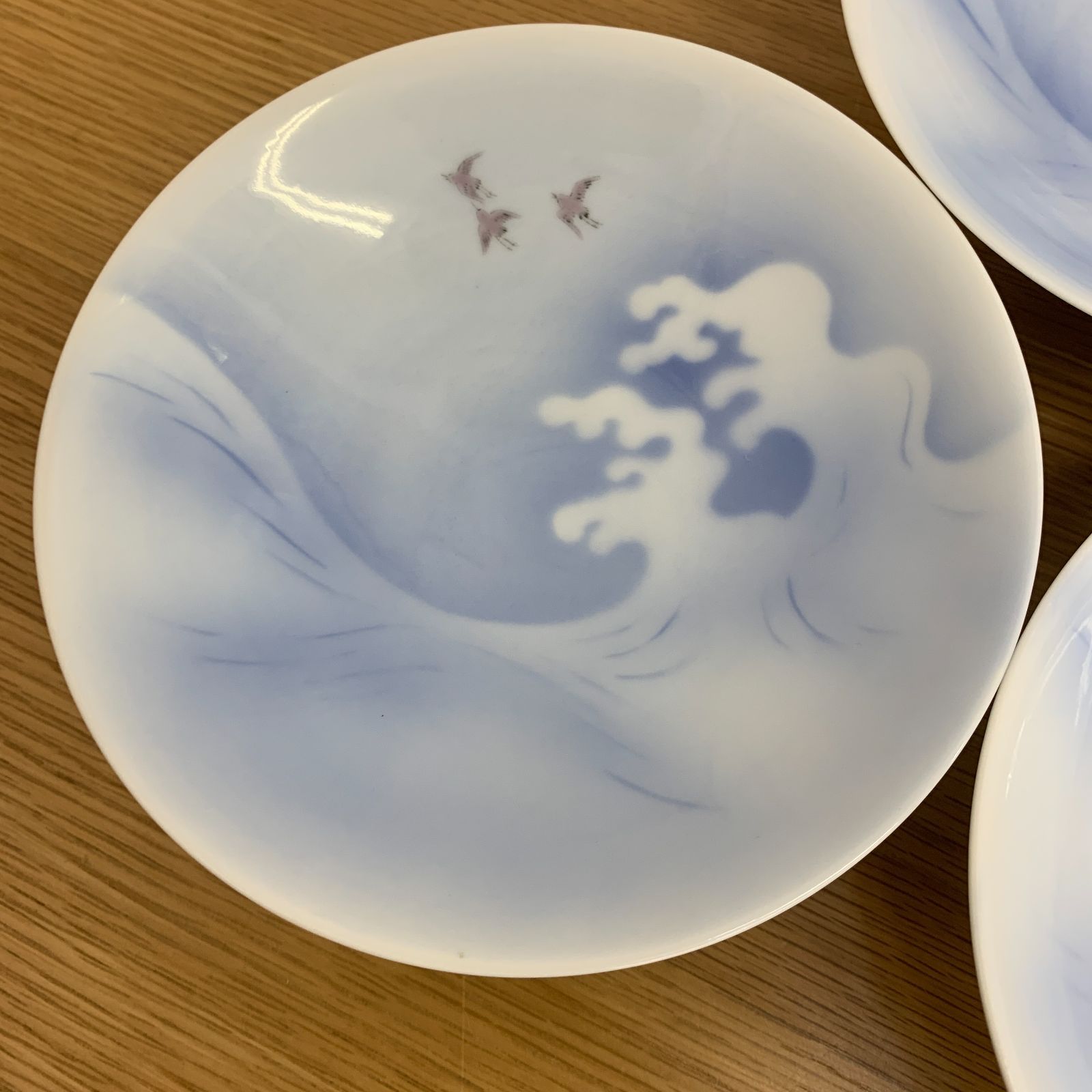 深川製磁 波千鳥高台皿五枚揃い 直径13.8cm - メルカリ