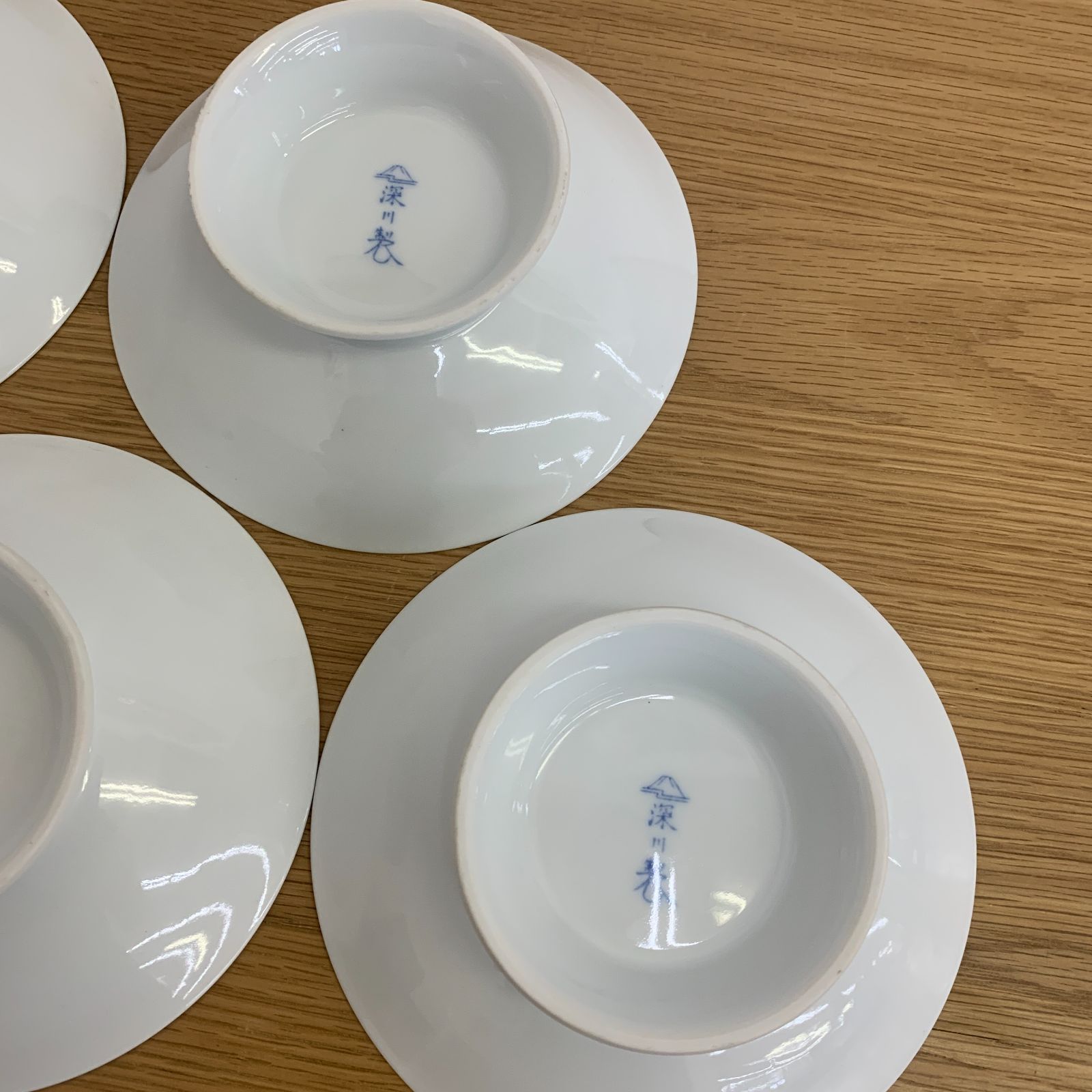 深川製磁 波千鳥高台皿五枚揃い 直径13.8cm - メルカリ
