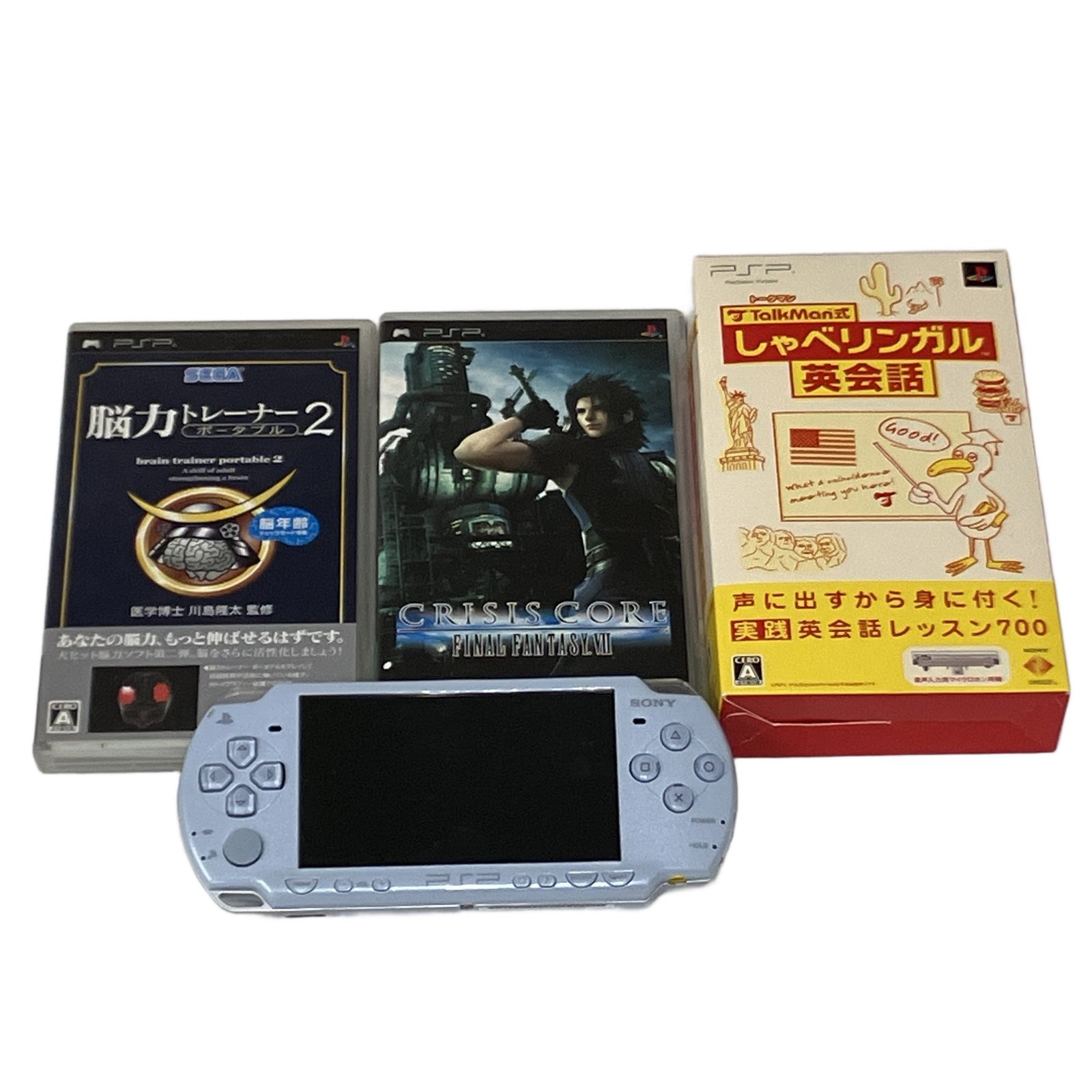 SONY PSP2000 プレイステーションポータブル ソフト3点セット 家電