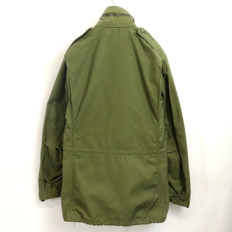 70s vintage U.S.ARMY 黒ラッカージップ M-65 フィールド ミリタリー