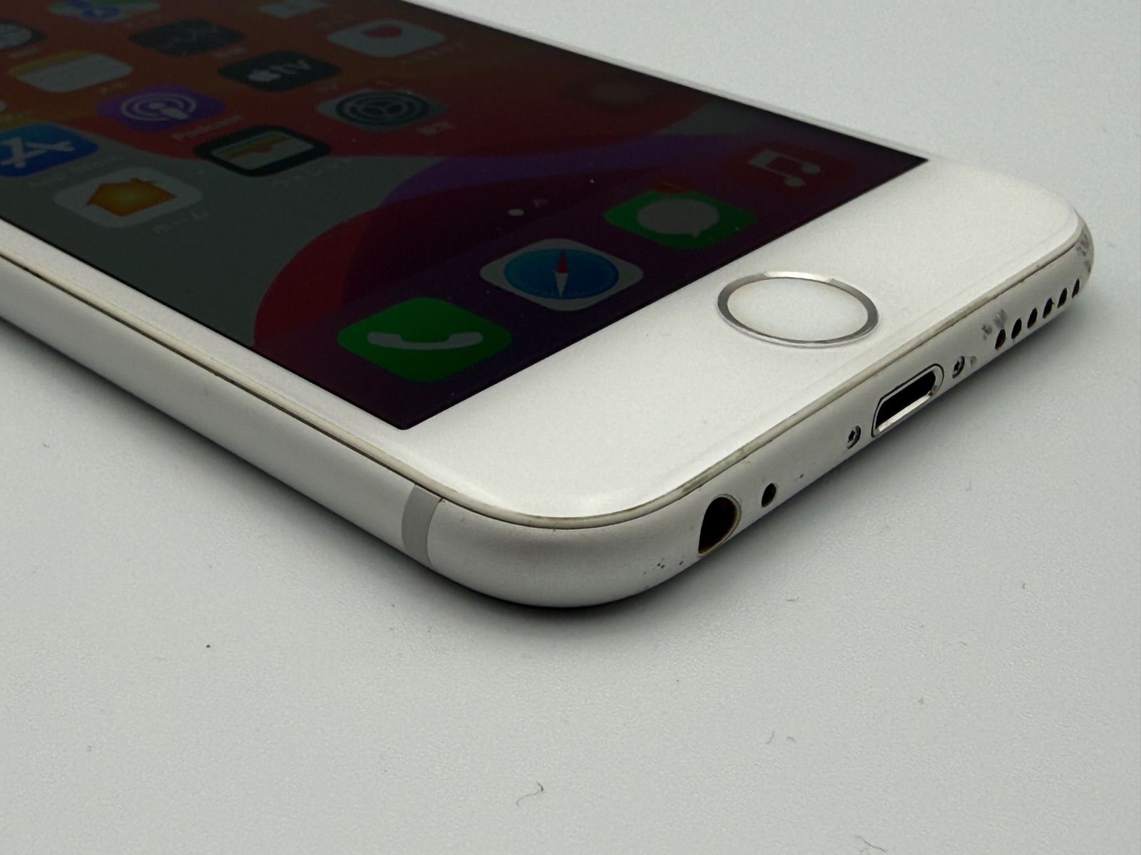 バッテリー容量100％ SIMフリー iPhone6s 128GB シルバー シムフリー