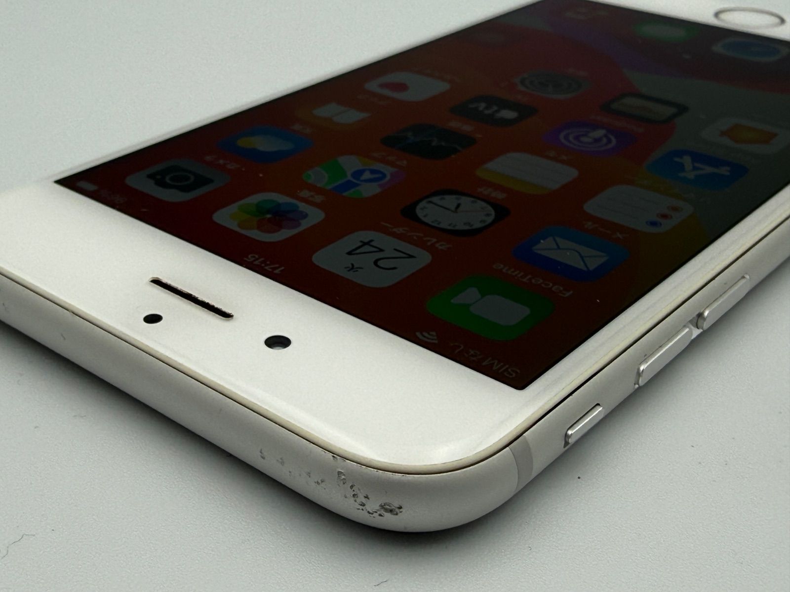 バッテリー容量100％ SIMフリー iPhone6s 128GB シルバー シムフリー