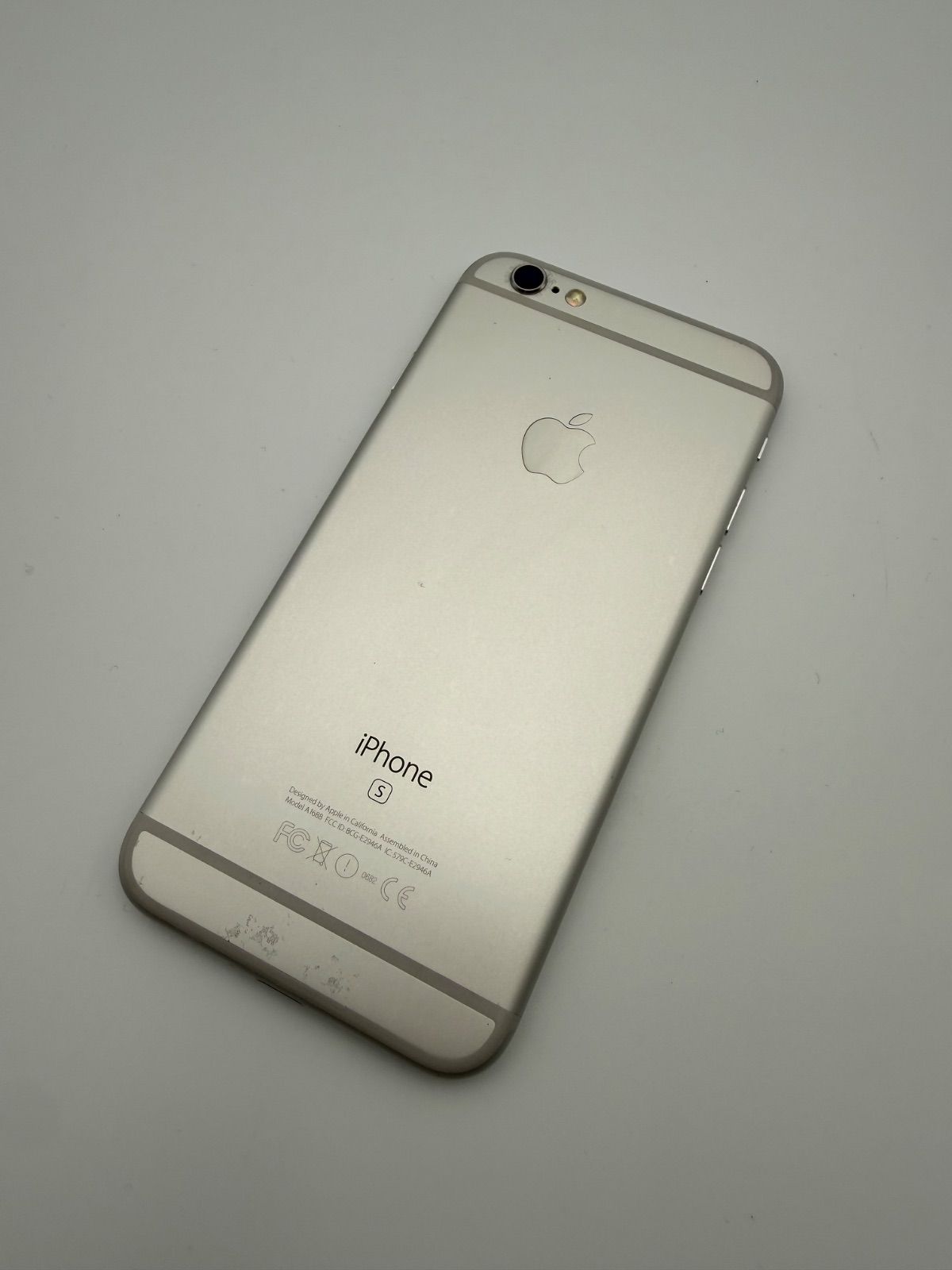 バッテリー容量100％ SIMフリー iPhone6s 128GB シルバー シムフリー