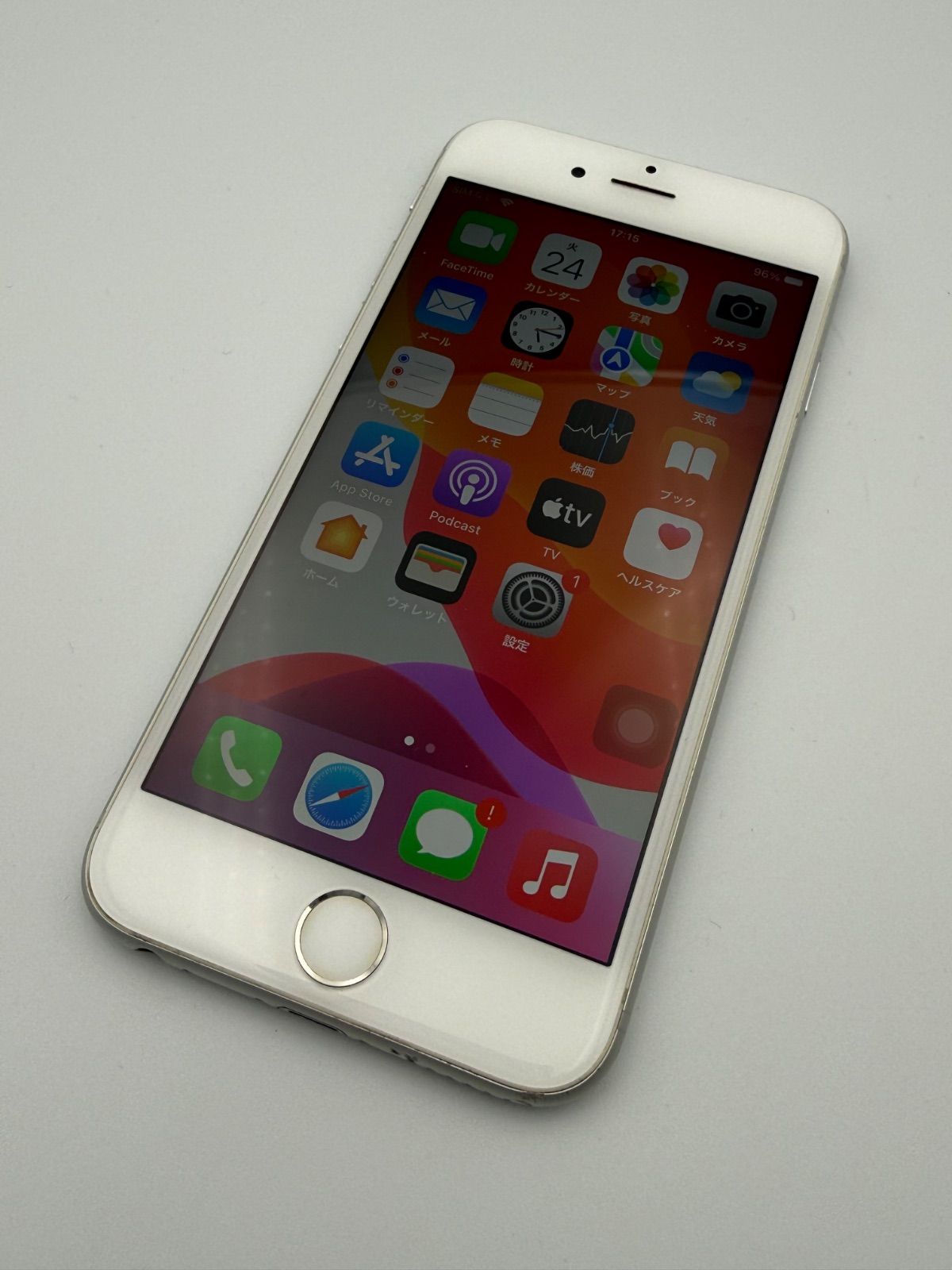 バッテリー容量100％ SIMフリー iPhone6s 128GB シルバー シムフリー