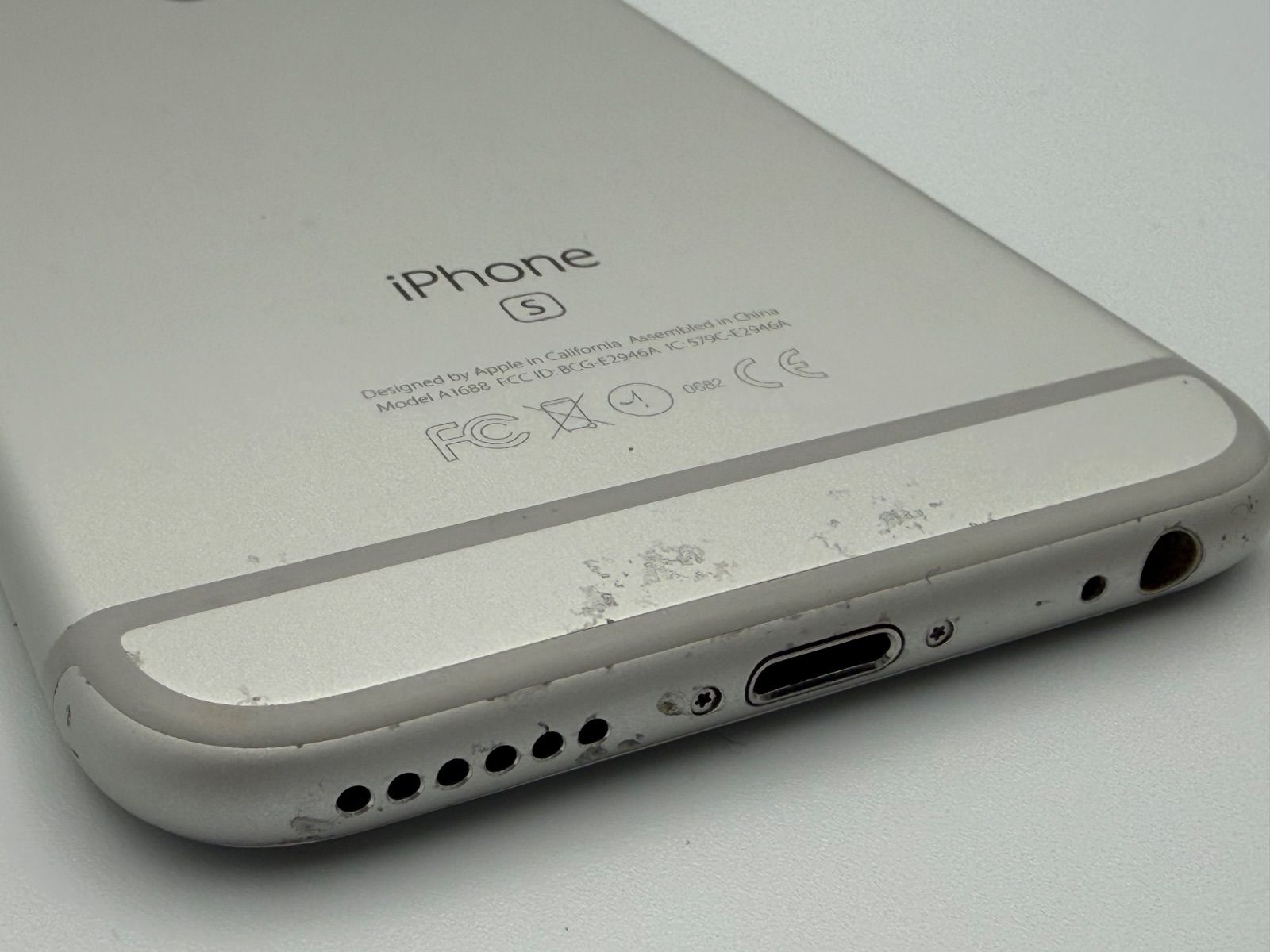 iPhone6s 128GB Silver バッテリー100% SIMフリー バッテリー容量100 