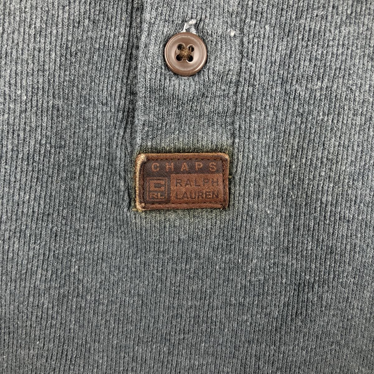 古着 ラルフローレン Ralph Lauren CHAPS チャップス ヘンリーネック