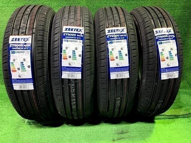 ZEETEX サマー ジーテックス ZT6000eco 195 65R15 4本 7ミリ 2025年-売れ筋ランキング 新品セール