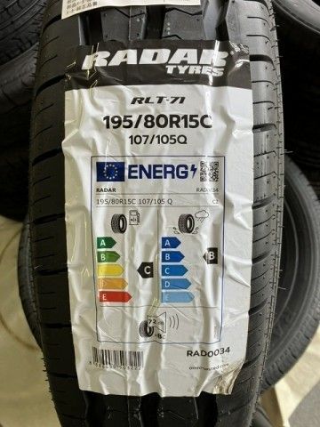 radar サマー レーダー RLT71 195/80R15 107/105Q 4本 8ミリ 【公式通販】
