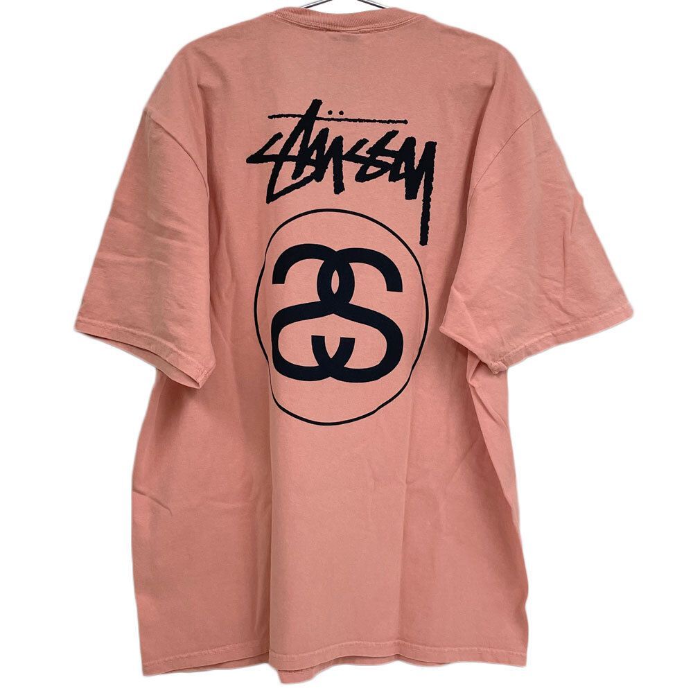 未使用 STUSSY ステューシー STOCK LINK TEE PIGMENT DYED 半袖Tシャツ L Sherbert コットン ホンジュラス製 - メルカリ