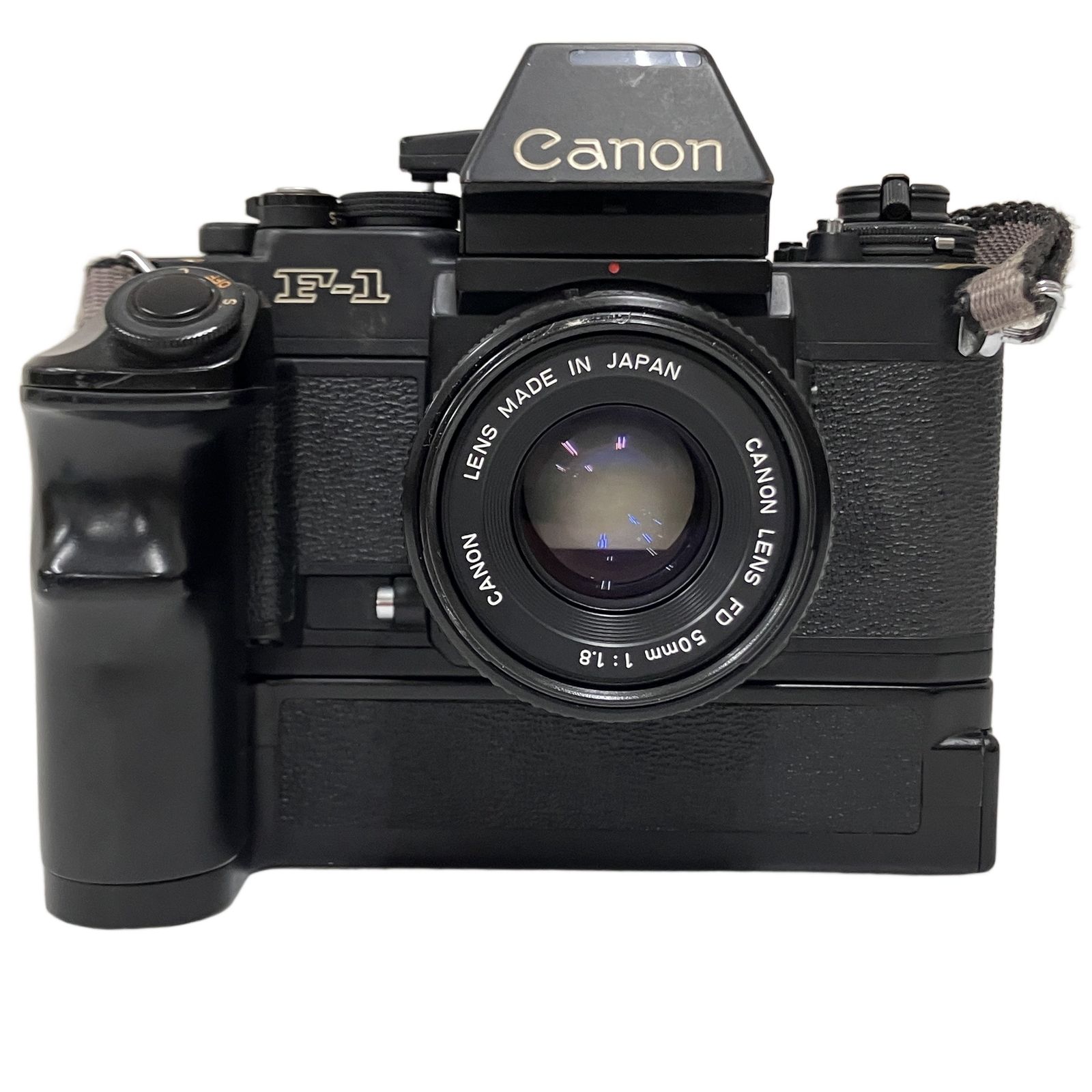 CANON F-1 AEファインダー ブラック ボディ 黒 レンズ FD 50mm F1.8