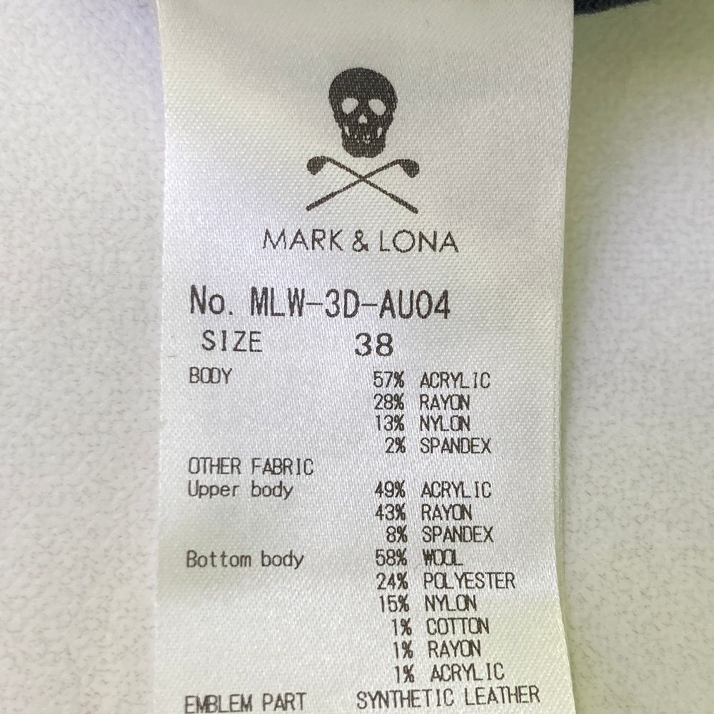 サイズ：38 MARK&LONA マークアンドロナ ハイネックニットセーター