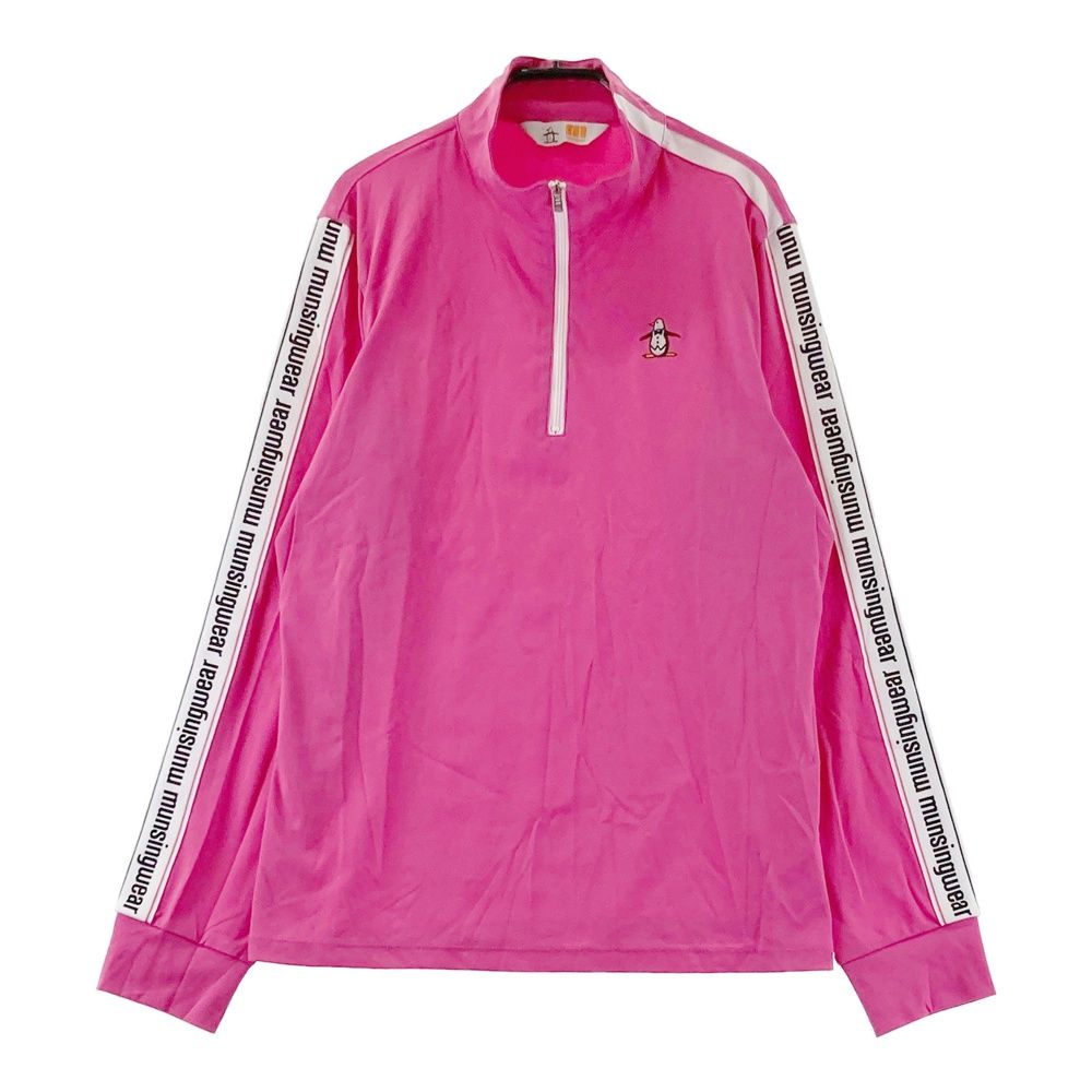 サイズ：L MUNSING WEAR マンシングウェア MEWPJB02 ハーフジップ 長袖