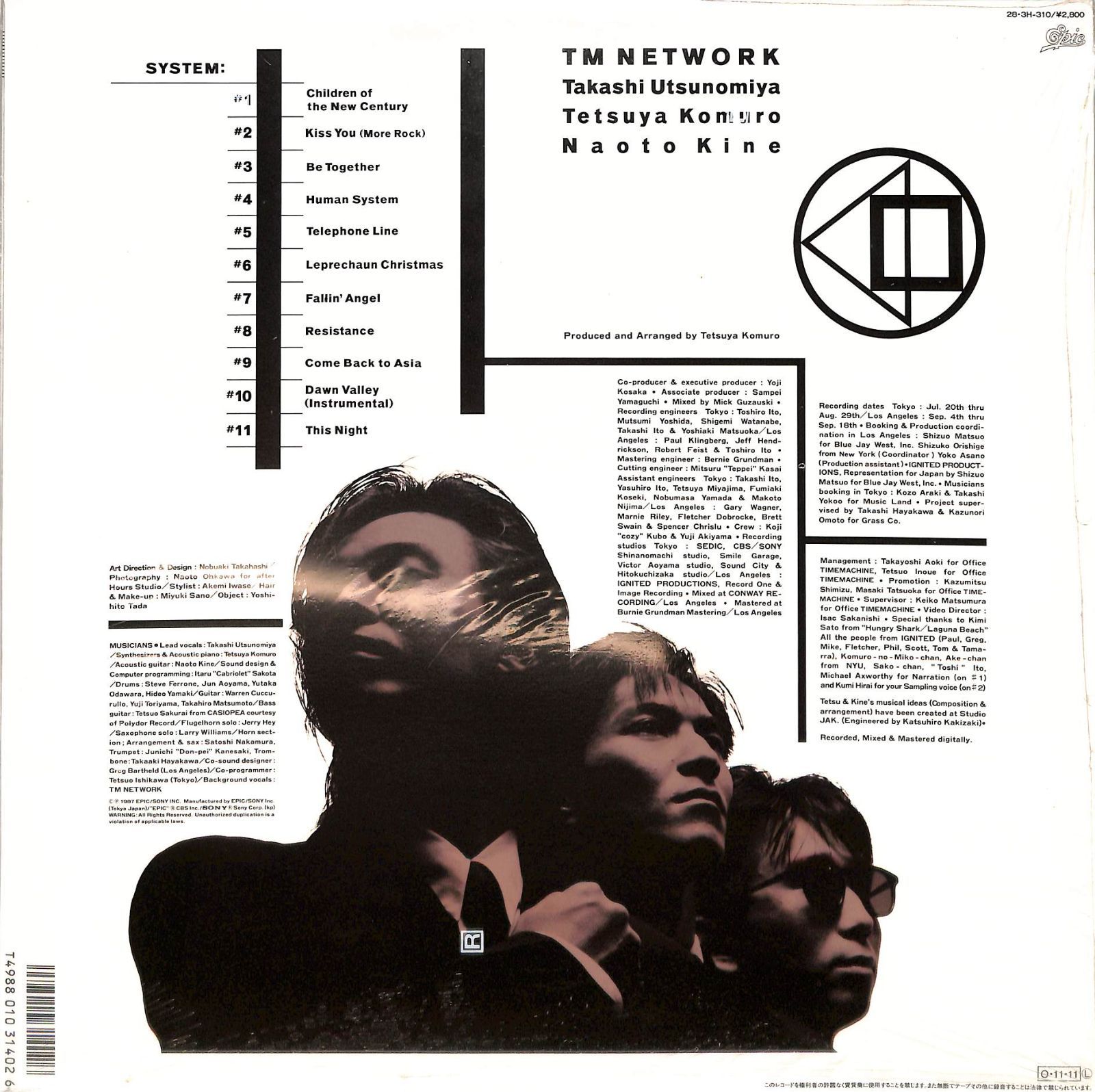 LP1枚 / TM NETWORK (TMネットワーク・TMN・宇都宮隆・小室哲哉・木根