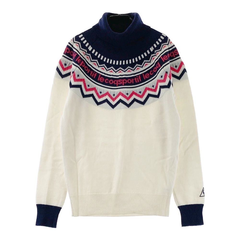 サイズ：L LE COQ GOLF ルコックゴルフ タートルネック 長袖 ニット