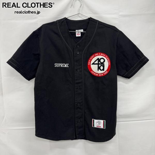 Supreme/シュプリーム【25SS】40 Acres Twill Baseball Jersey/40