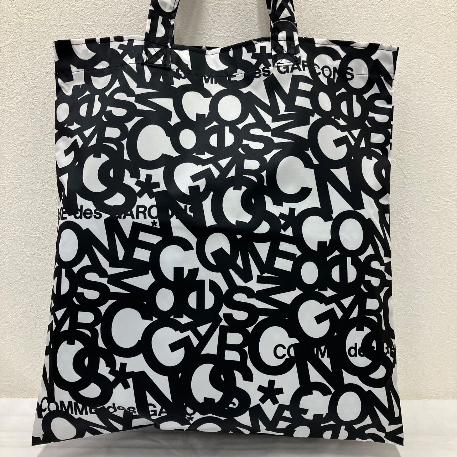82 良品 COMME des GARÇONS コムデギャルソン トートバッグ モノクロ