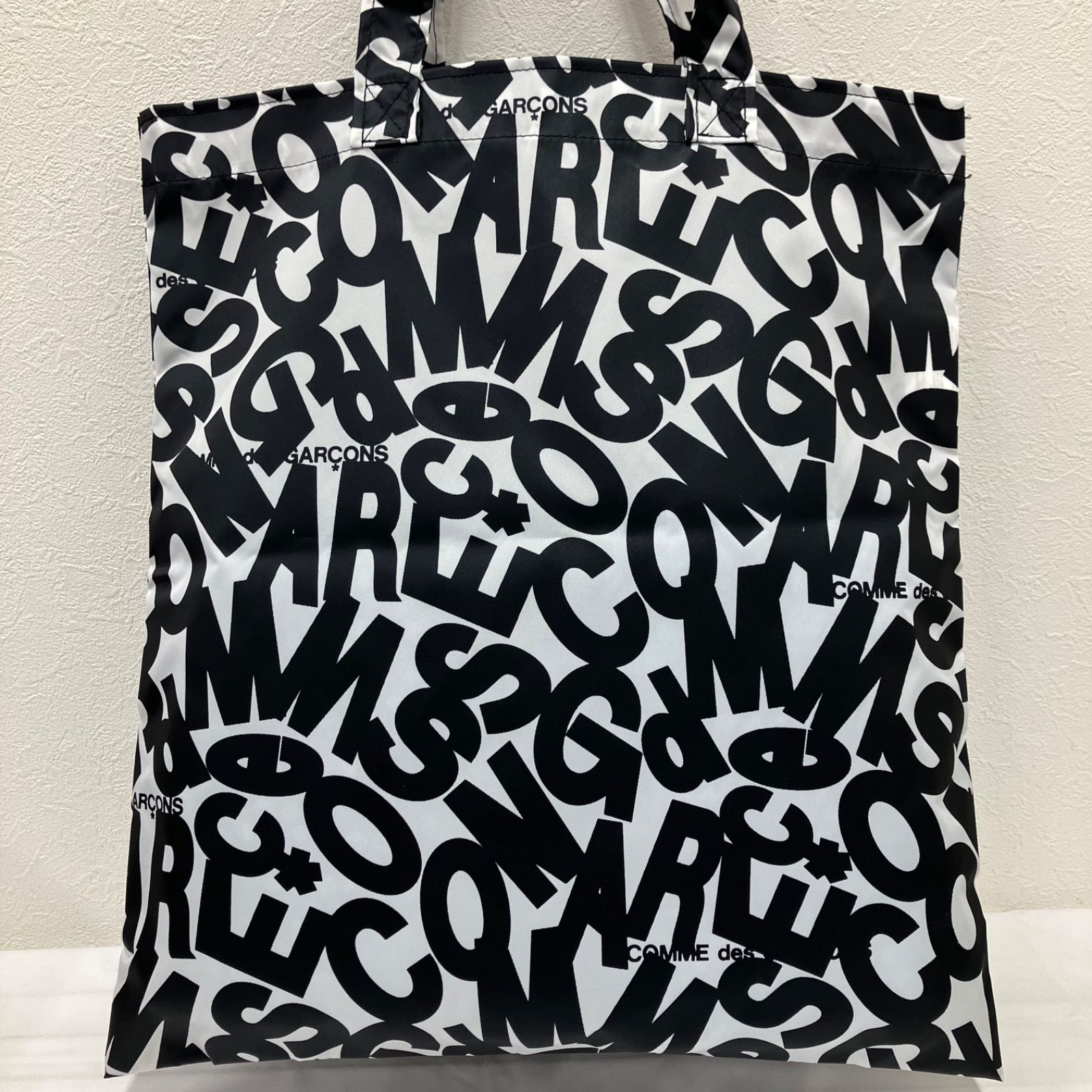 82 良品 COMME des GARÇONS コムデギャルソン トートバッグ モノクロ