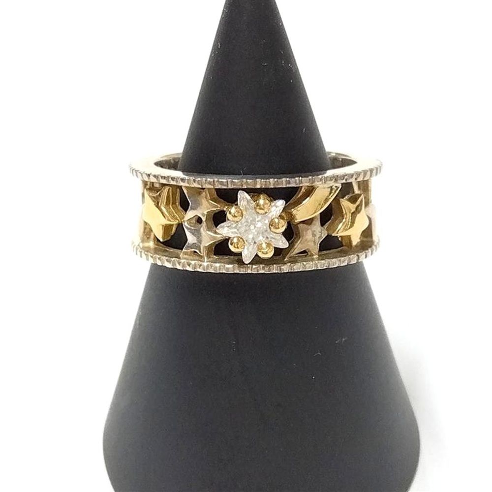 スタージュエリー STAR JEWELRY スターモチーフ コンビ リング 指輪