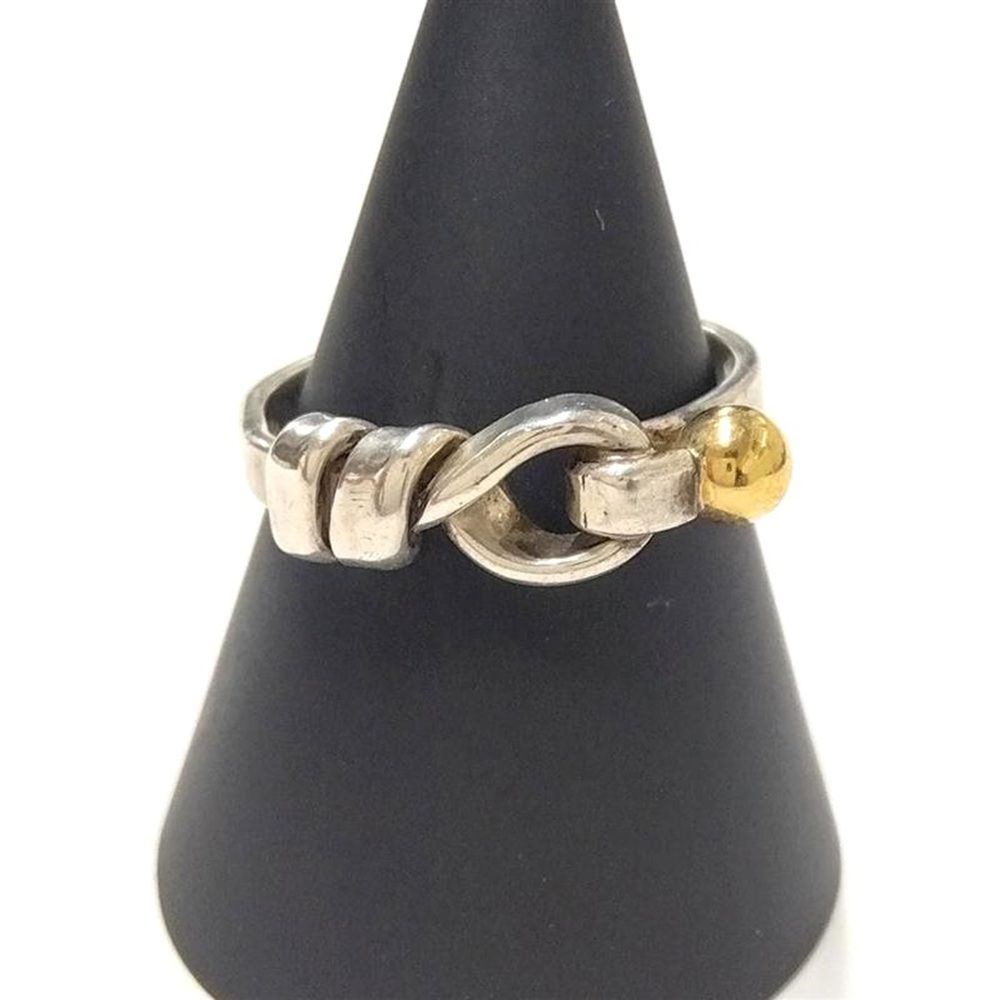 ティファニー Tiffany&Co. ラブノット フック リング 指輪 約11.5号