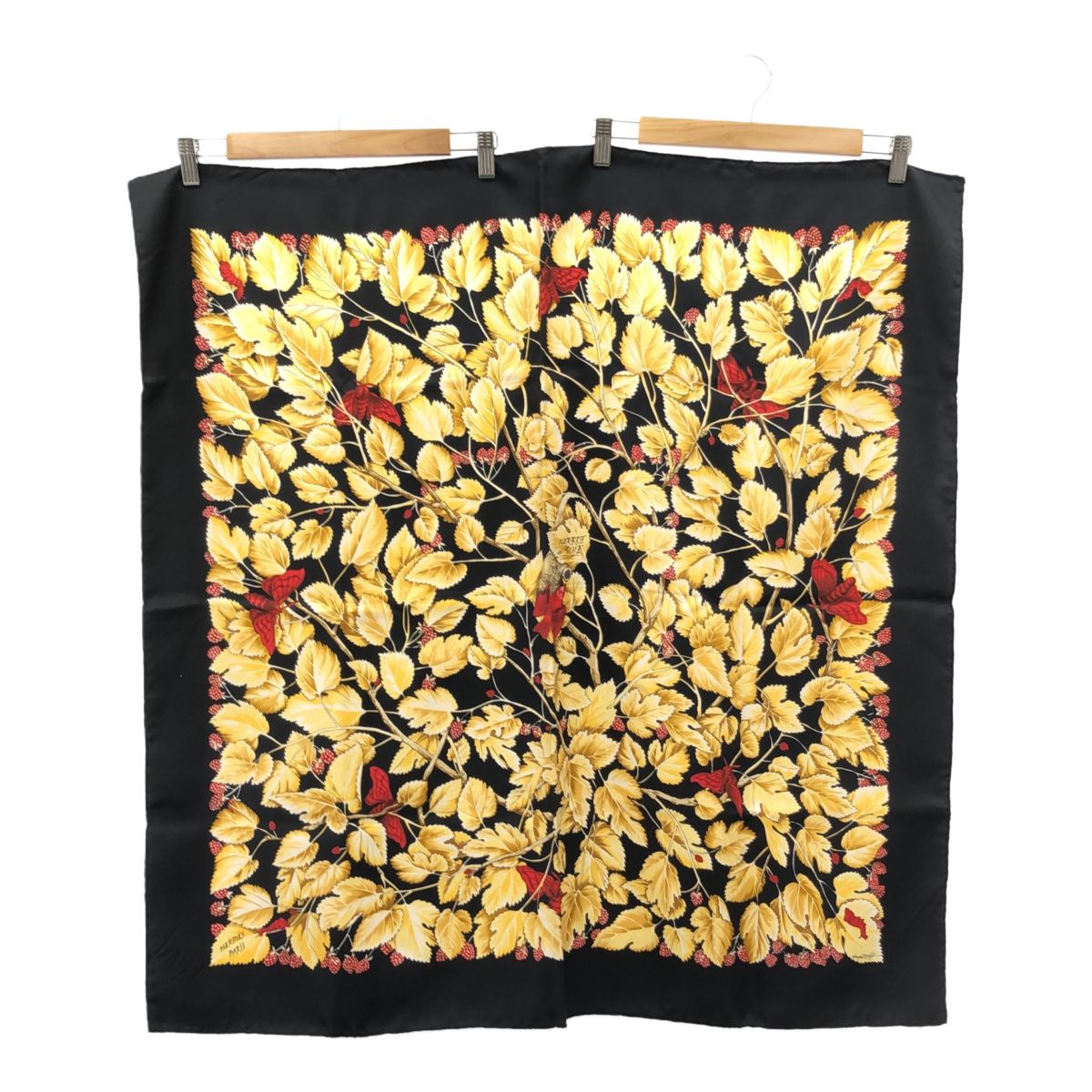 HERMES エルメス カレ90 スカーフ L'ARBRE DE SOIE 「絹の木・桑の木と