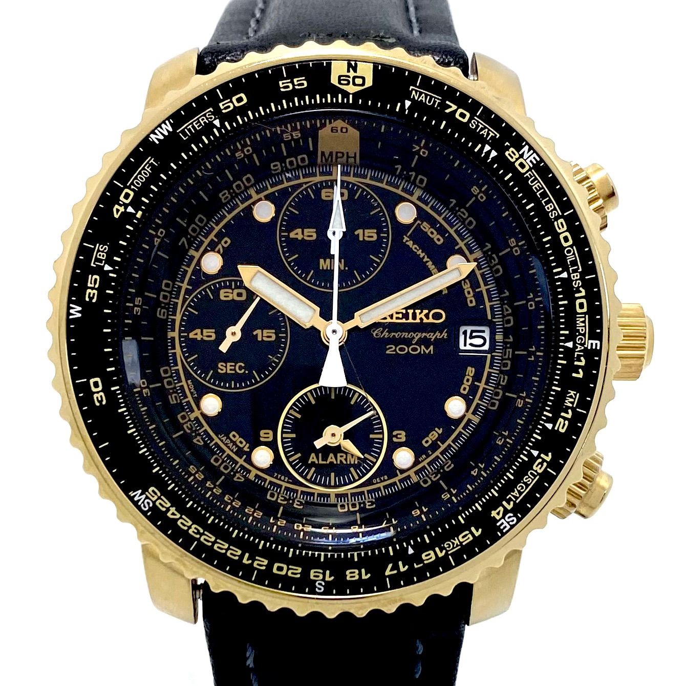 希少】腕時計 メンズ セイコー SEIKO パイロット・フライト・アラーム