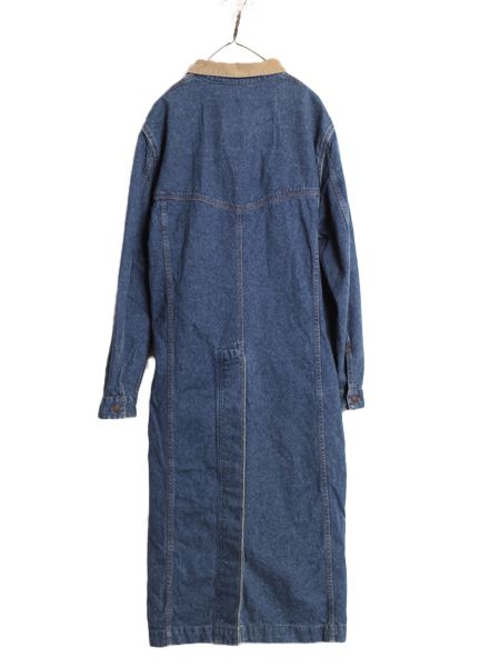 80s USA製 ☆ リーバイス 75070 デニム ロング コート メンズ L